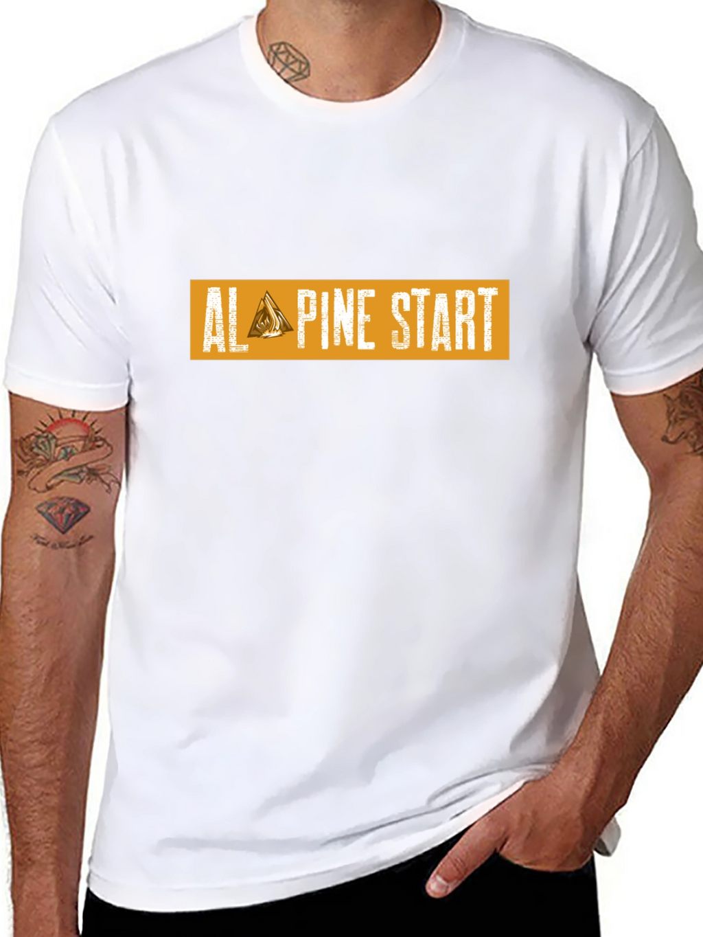 Alpine Start Graphic Tee - Black