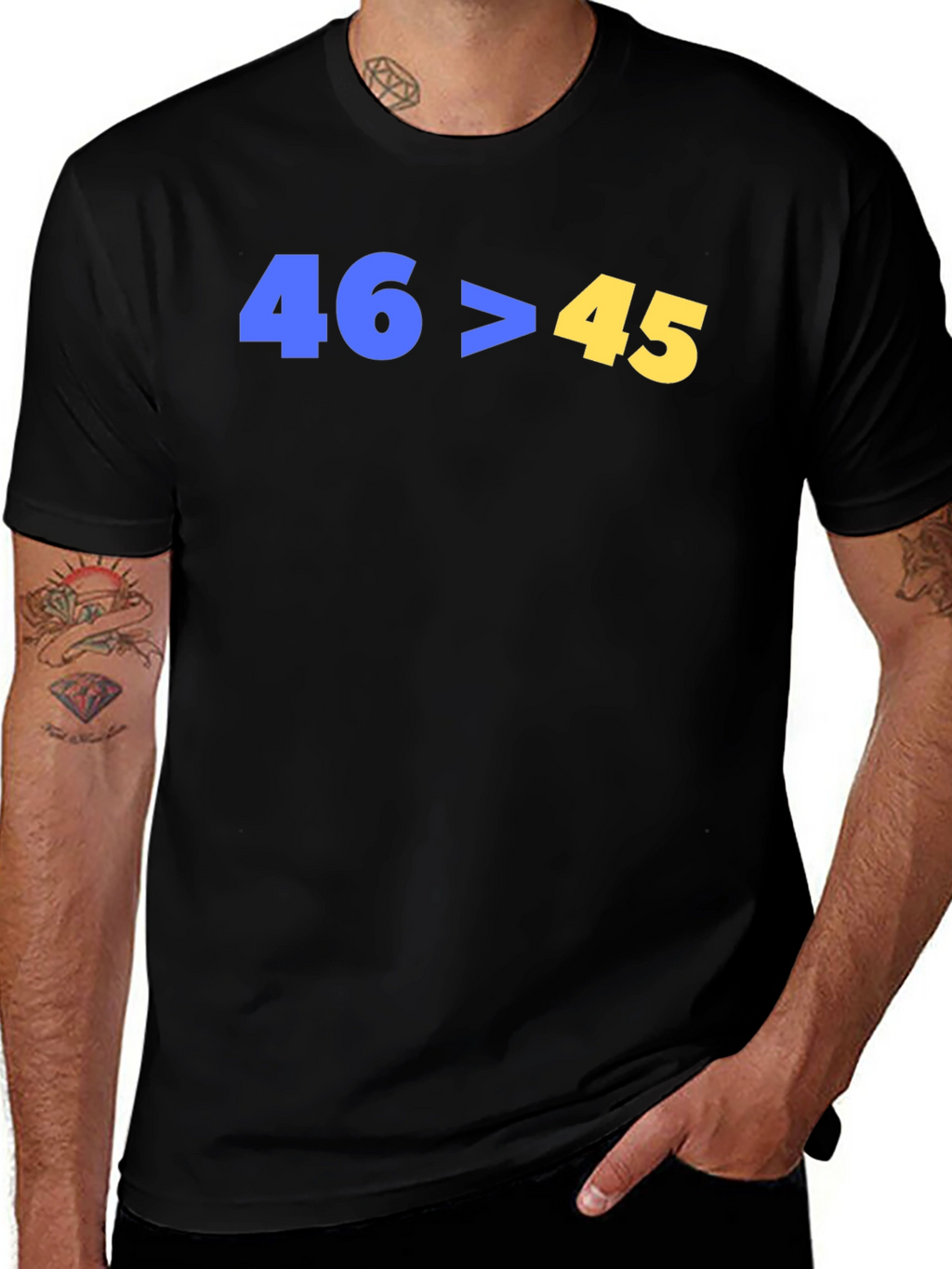 46>45 Political Statement T-Shirt