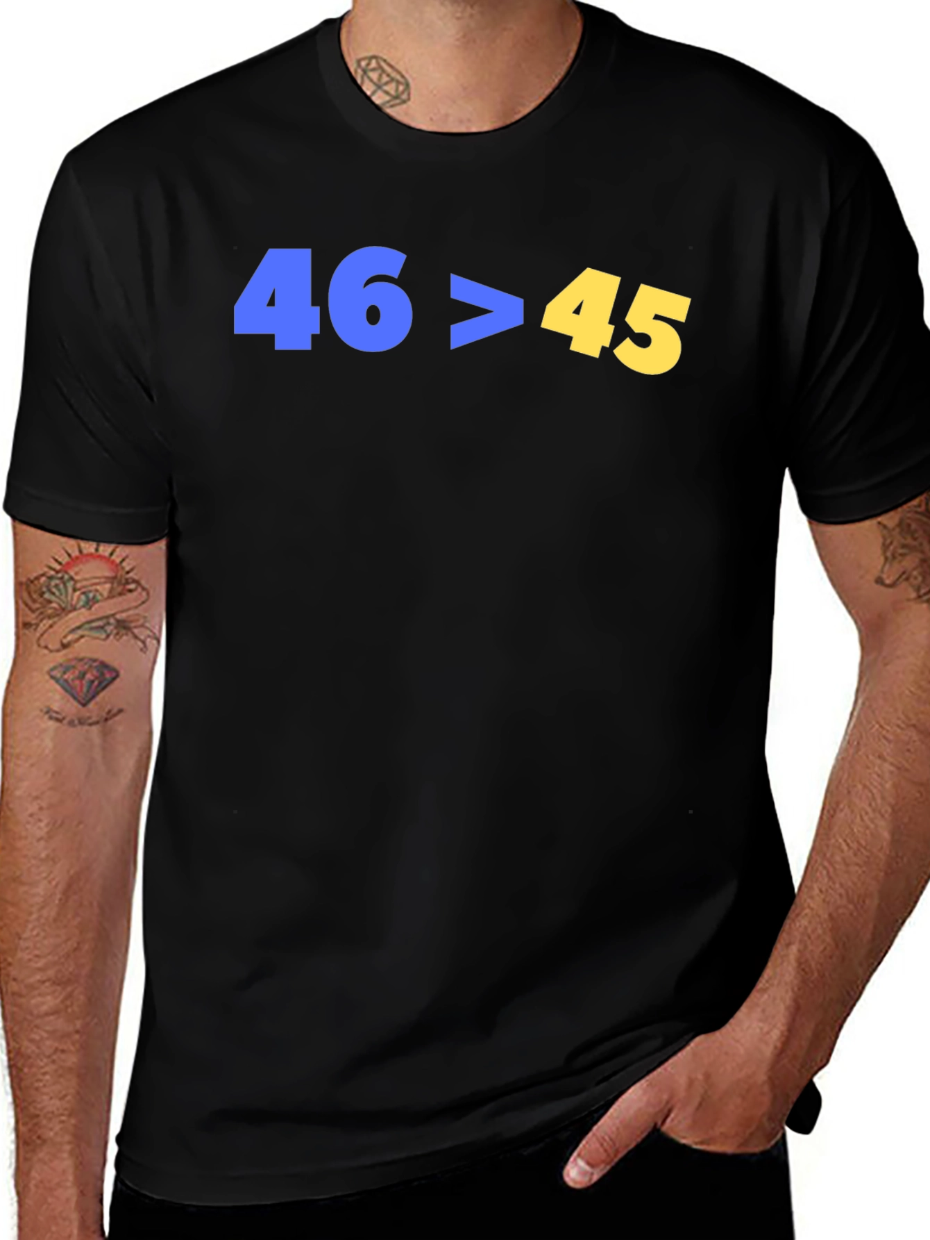 46>45 Political Statement T-Shirt