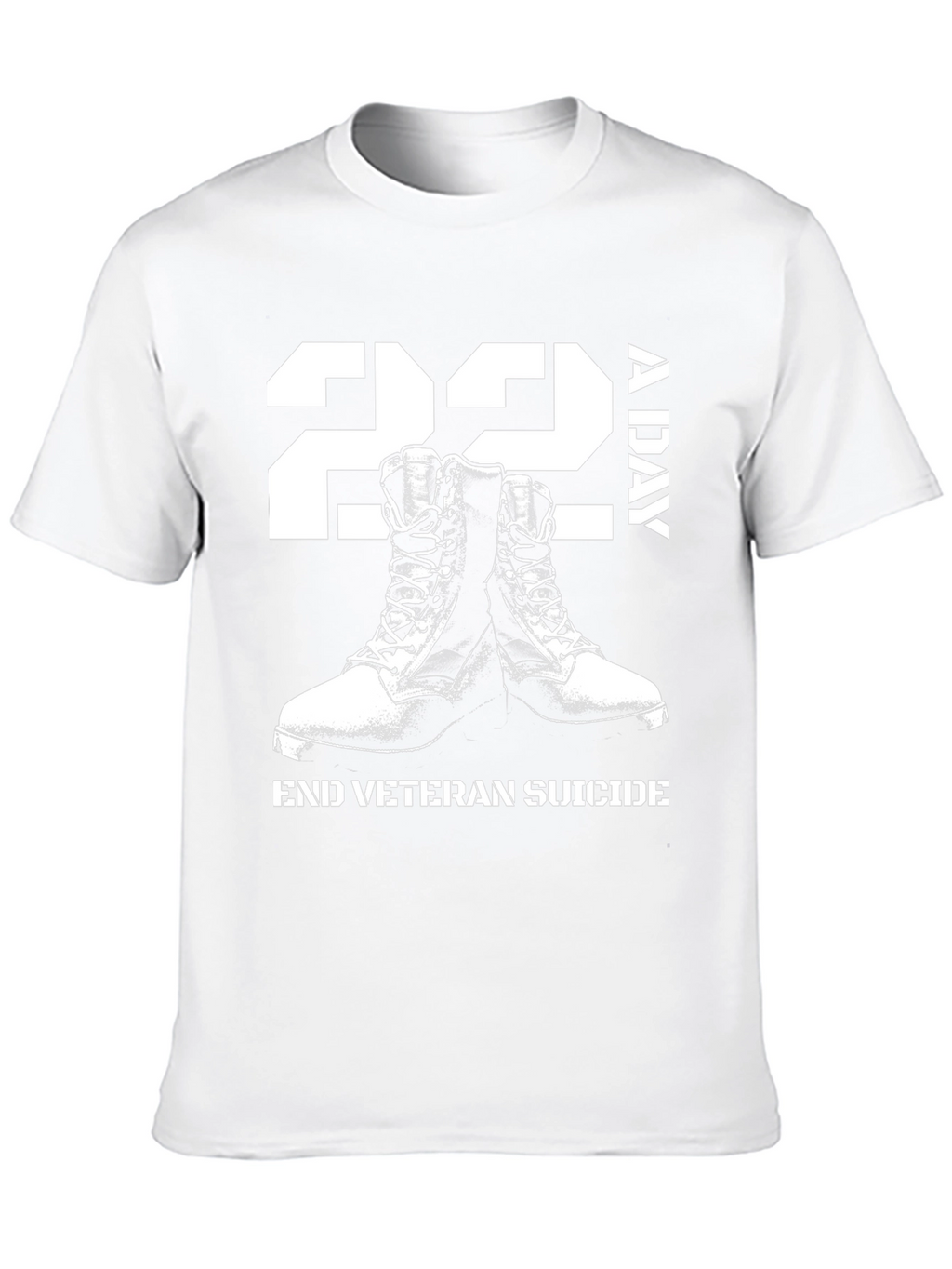 22 A Day Veteran Suicide Awareness T-Shirt
