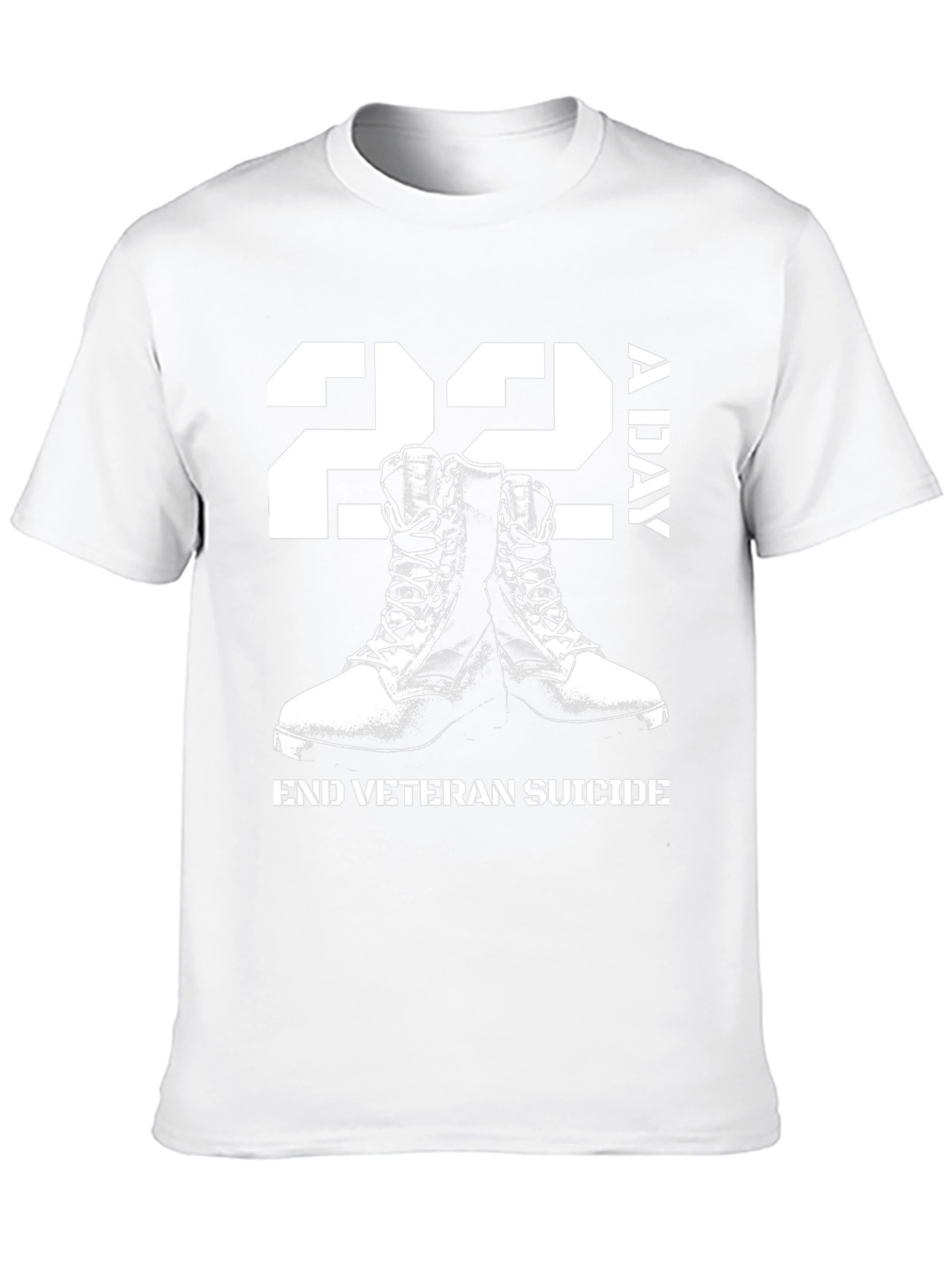 22 A Day Veteran Suicide Awareness T-Shirt
