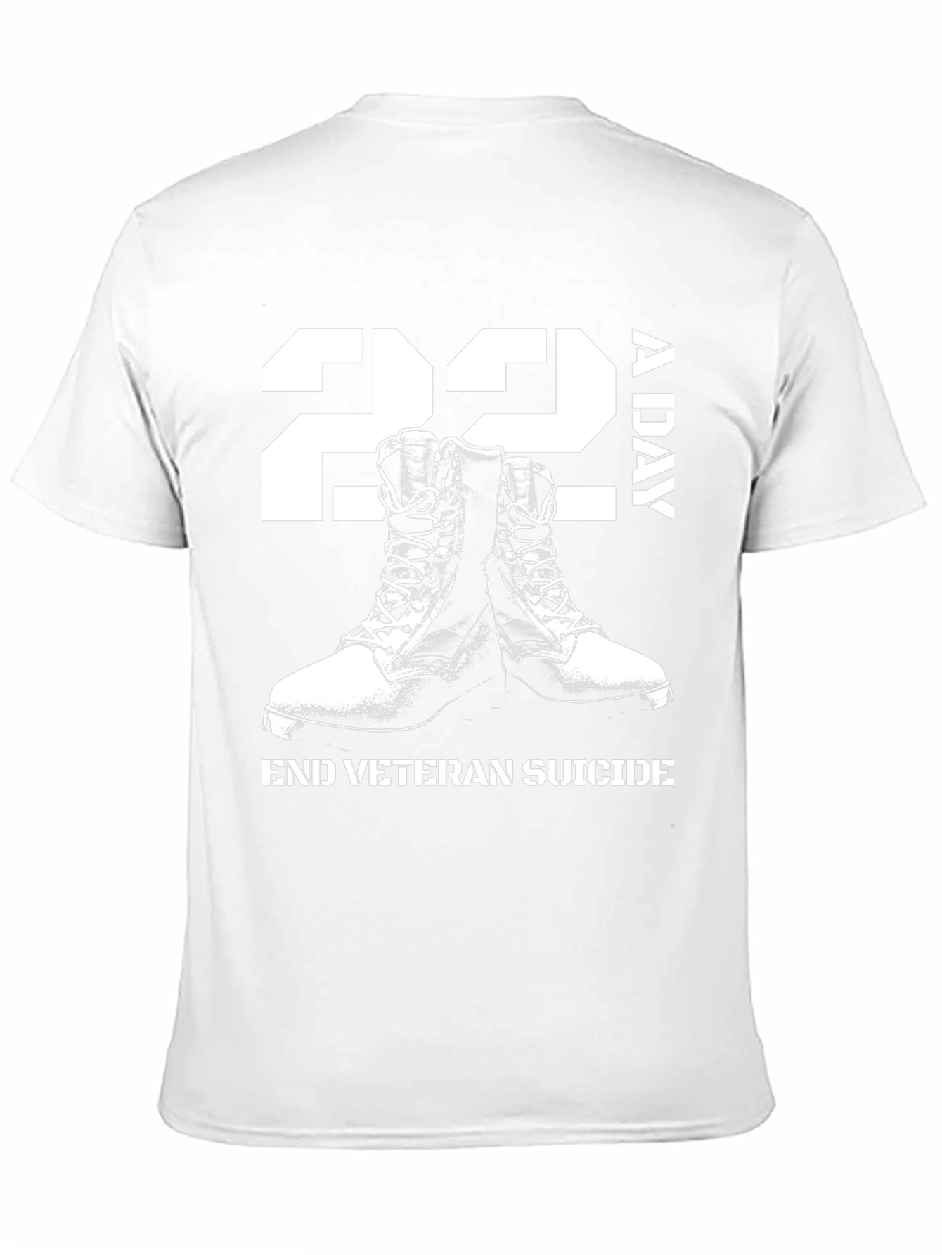 22 A Day Veteran Suicide Awareness T-Shirt