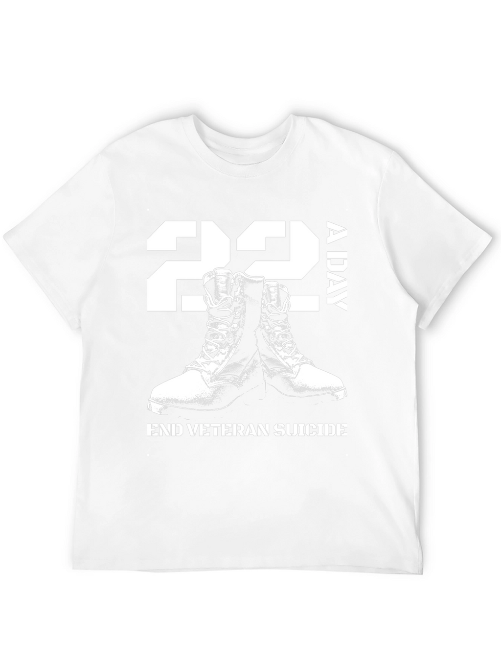 22 A Day Veteran Suicide Awareness T-Shirt