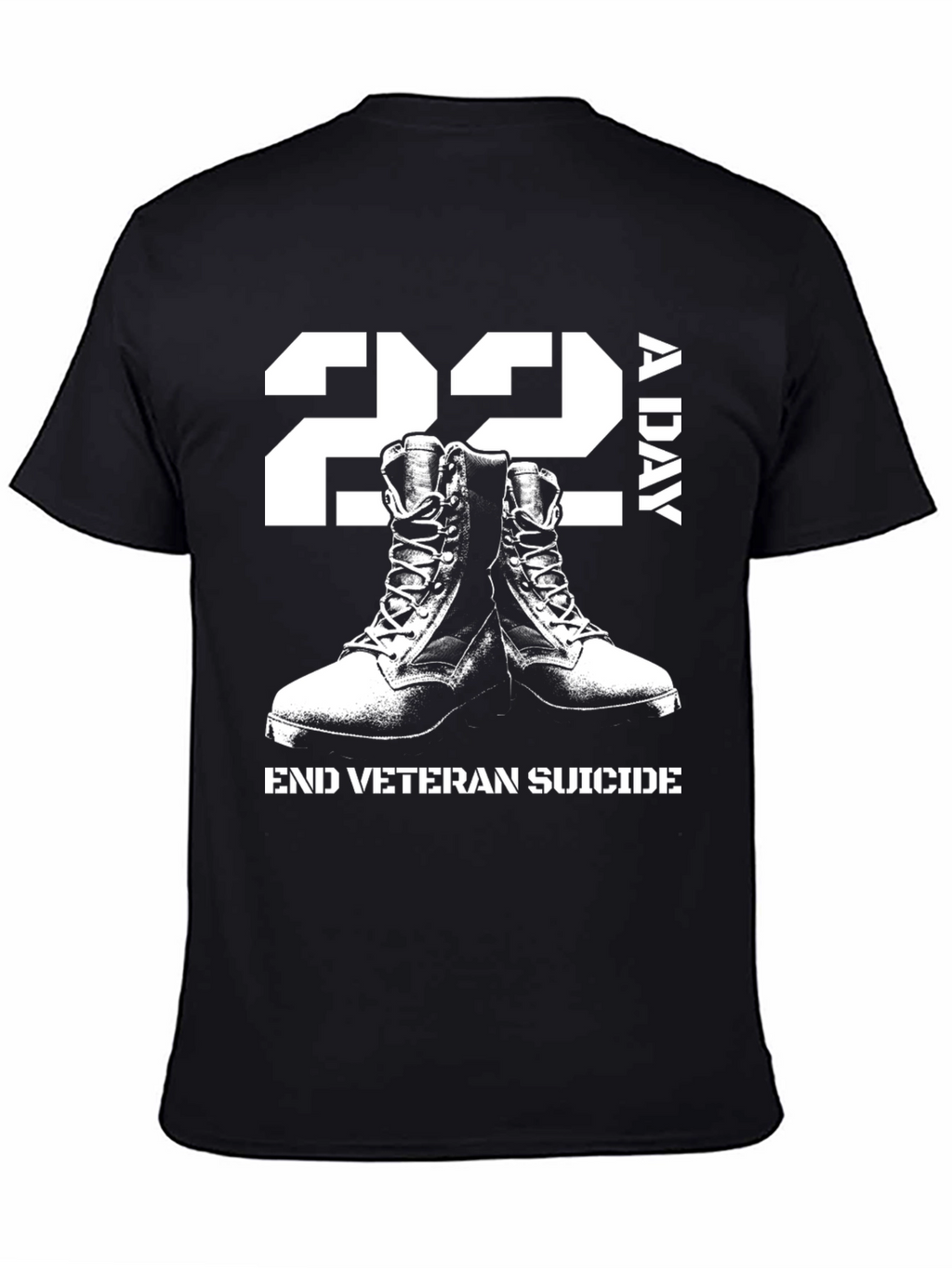 22 A Day Veteran Suicide Awareness T-Shirt