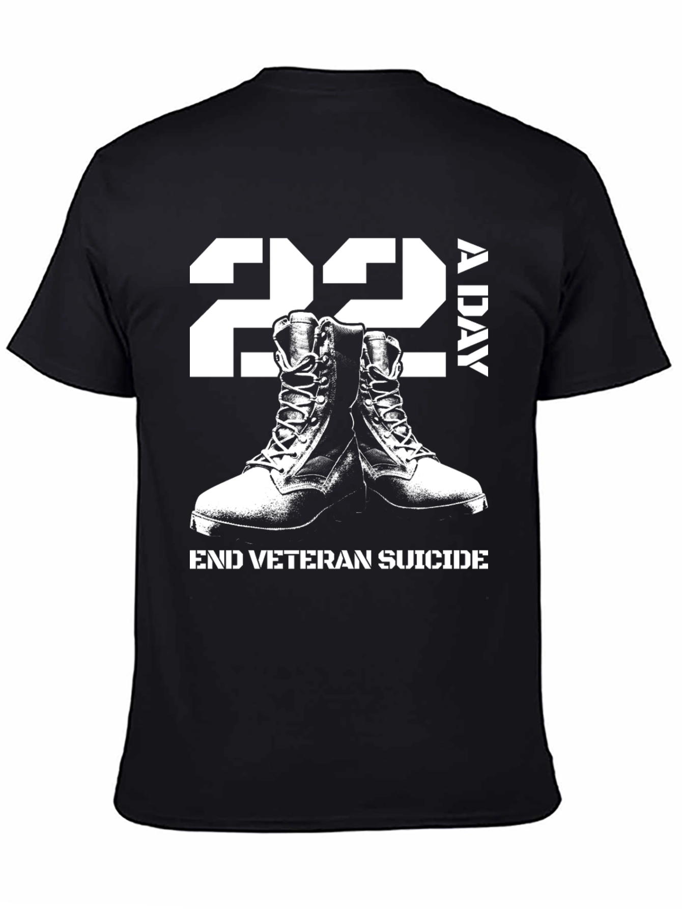 22 A Day Veteran Suicide Awareness T-Shirt