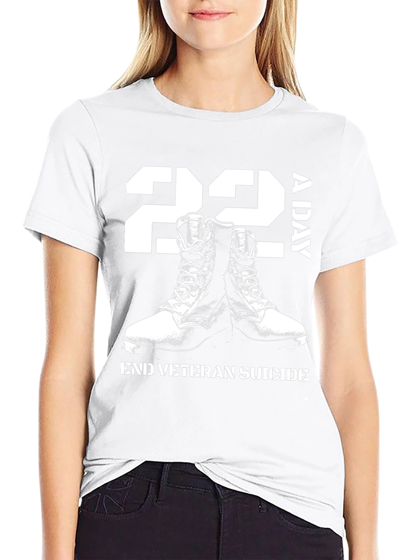 22 A Day Veteran Suicide Awareness T-Shirt