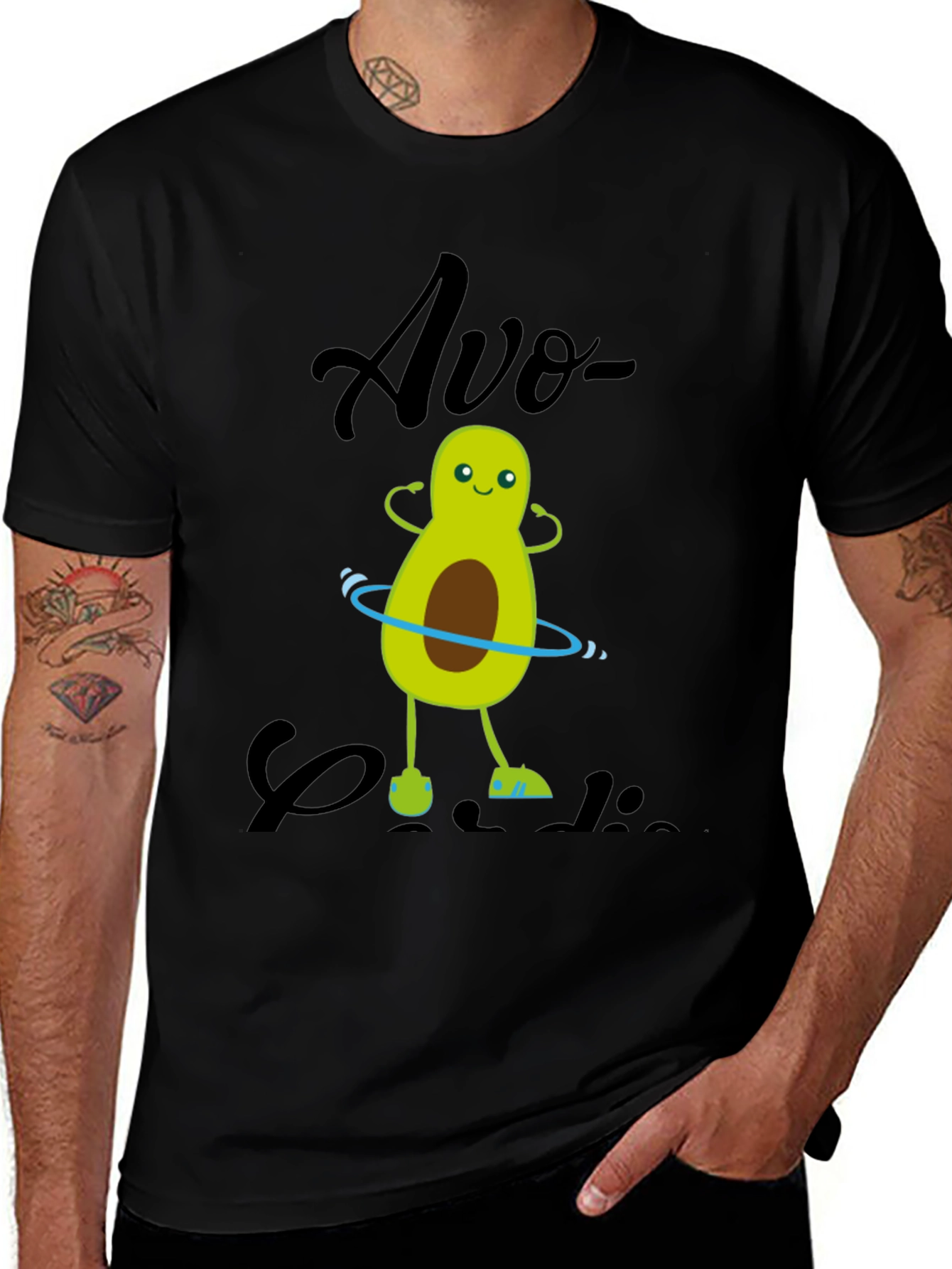 Avo-Cardio Black T-Shirt