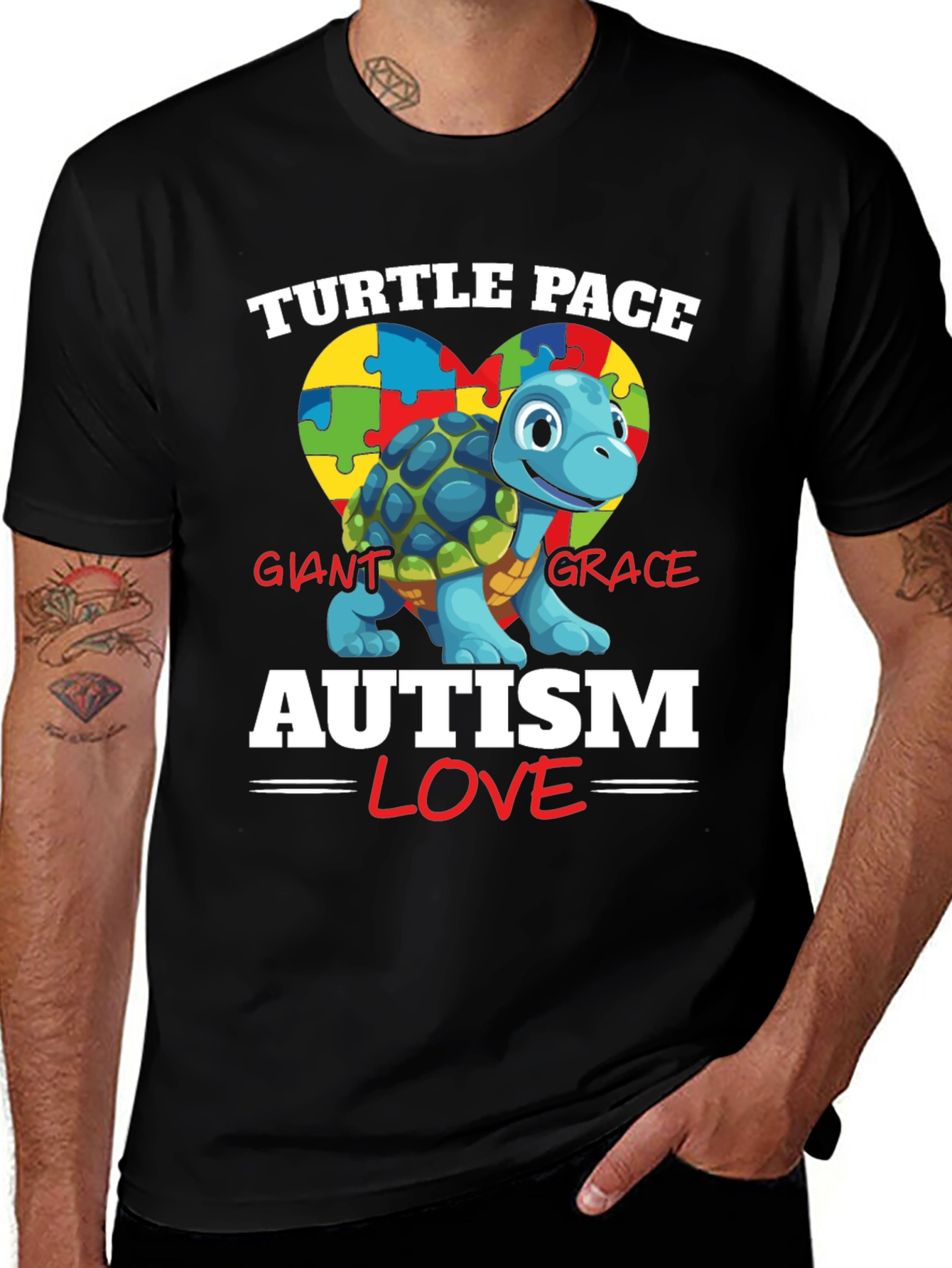 Autism Awareness Turtle Pace T-Shirt