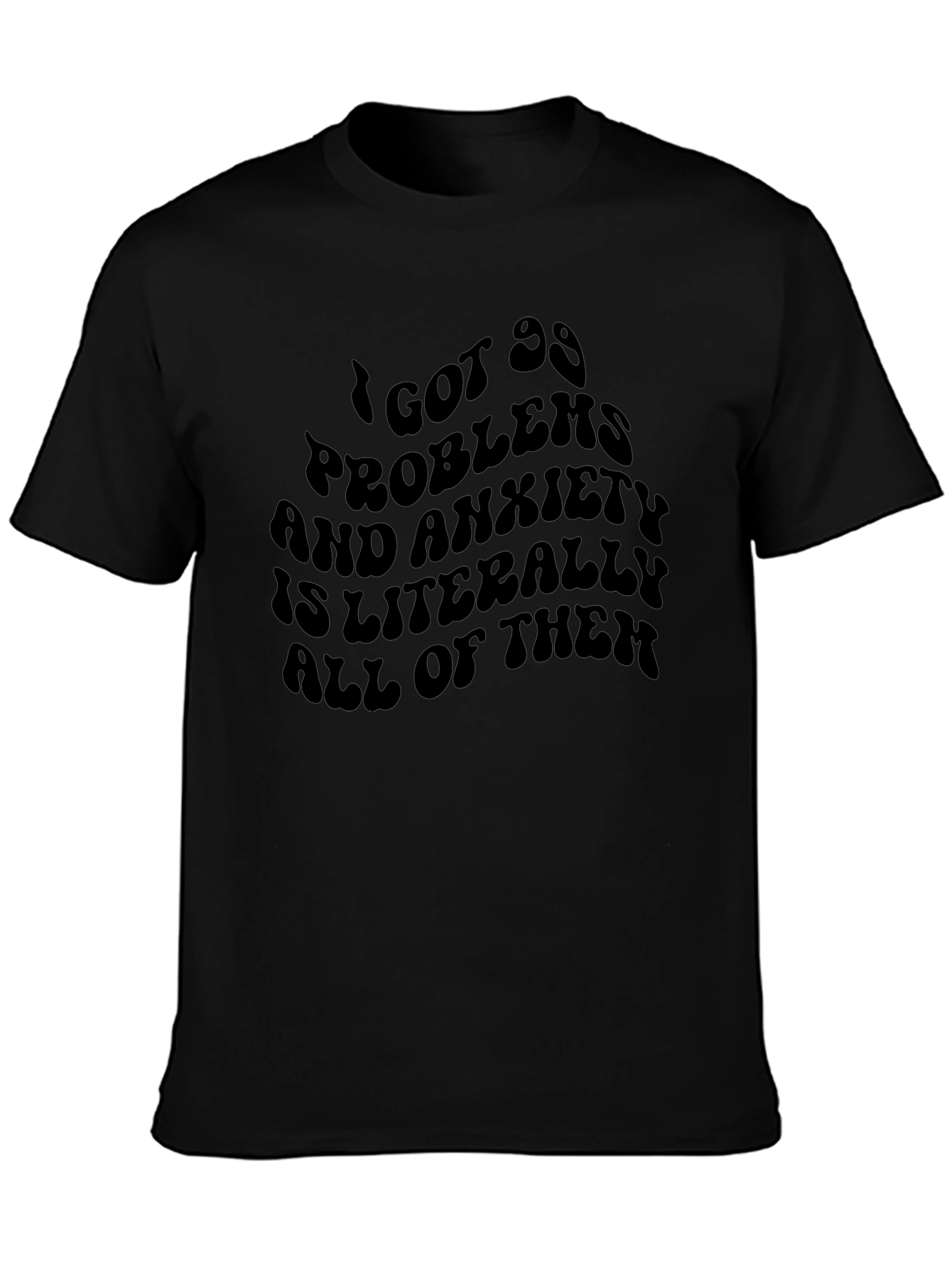 Anxiety Funny Graphic T-Shirt