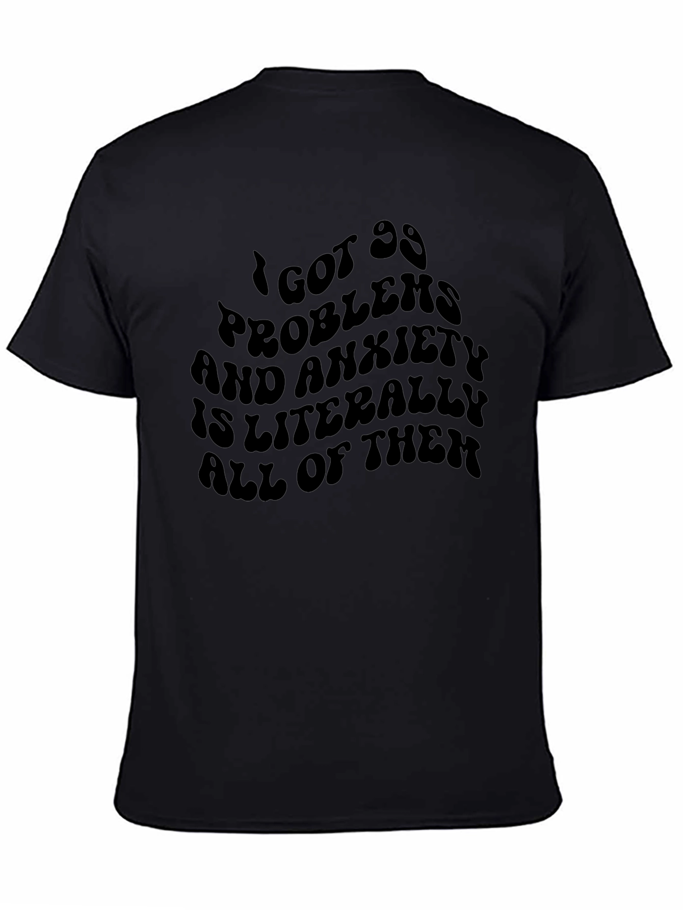 Anxiety Funny Graphic T-Shirt
