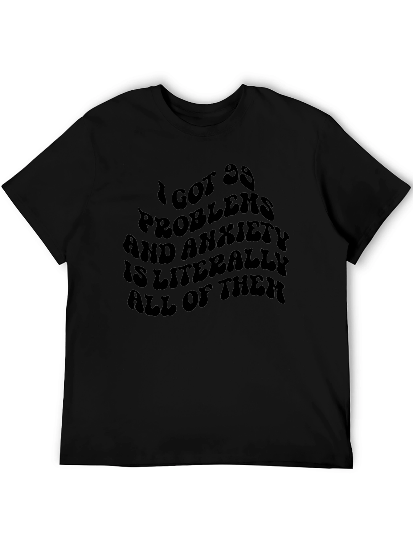 Anxiety Funny Graphic T-Shirt