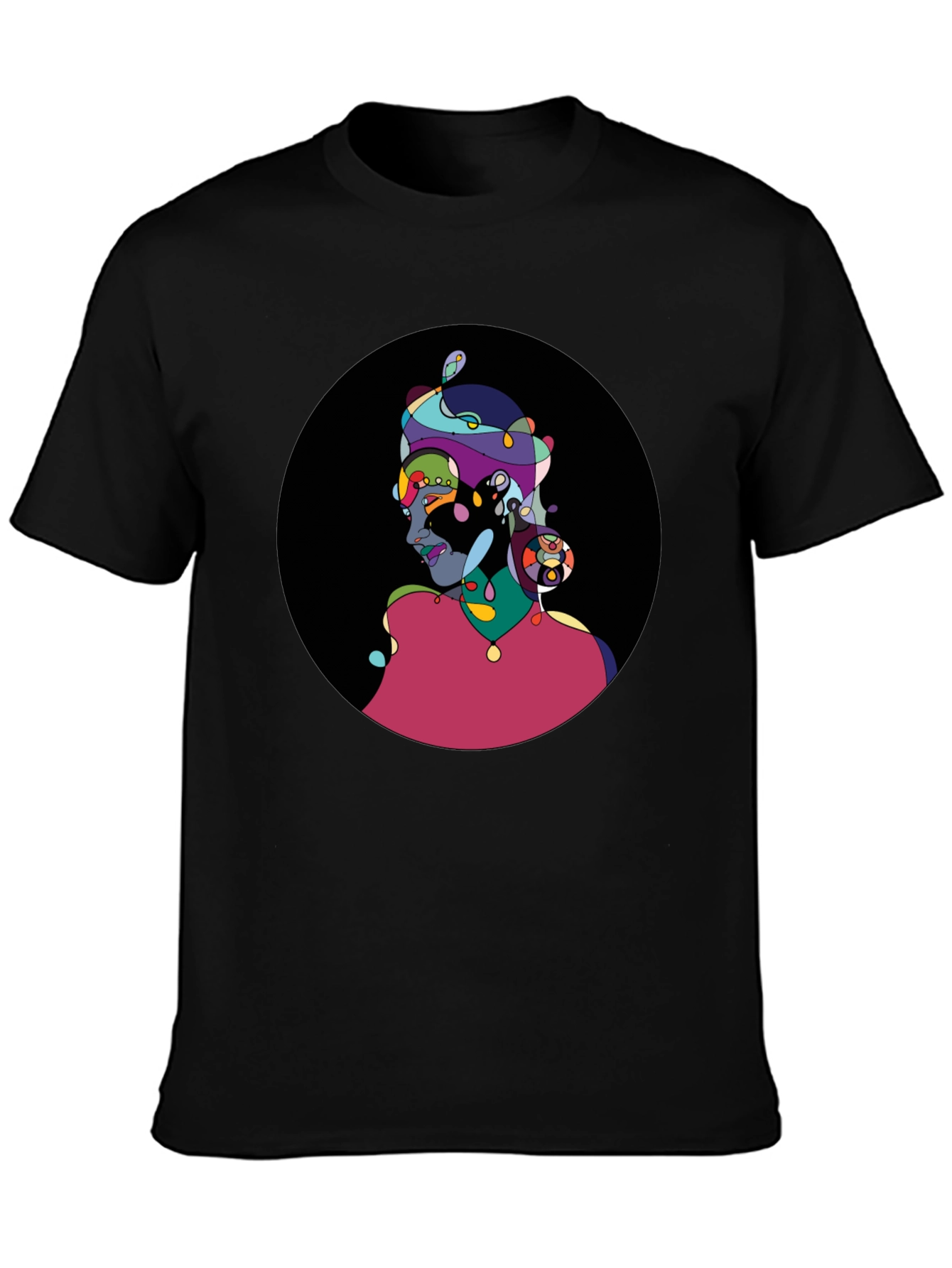 Abstract Art T-Shirt - Colorful Design