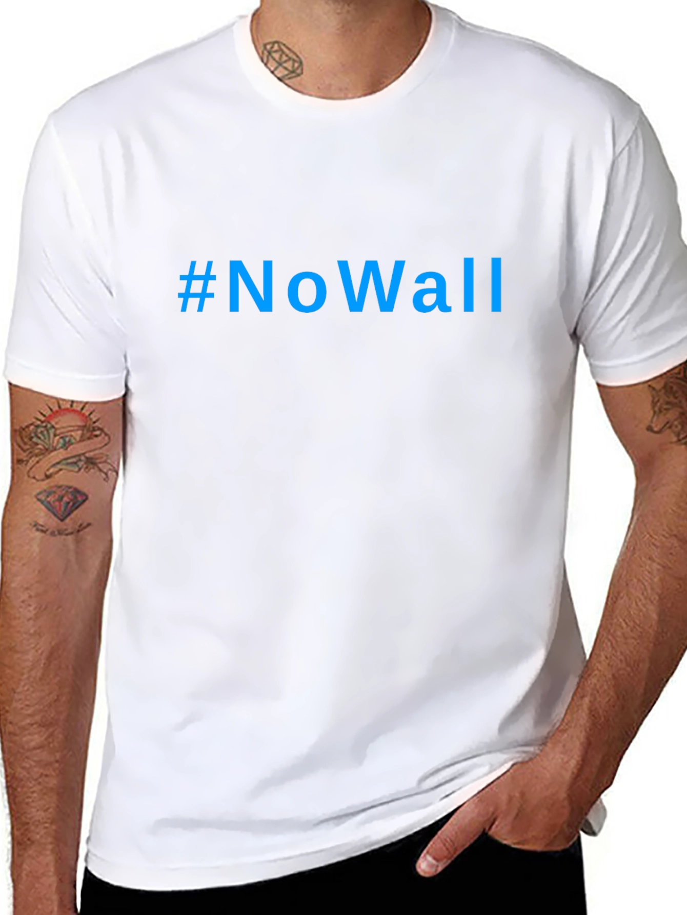 #NoWall Graphic Tee - Stand Up for Unity