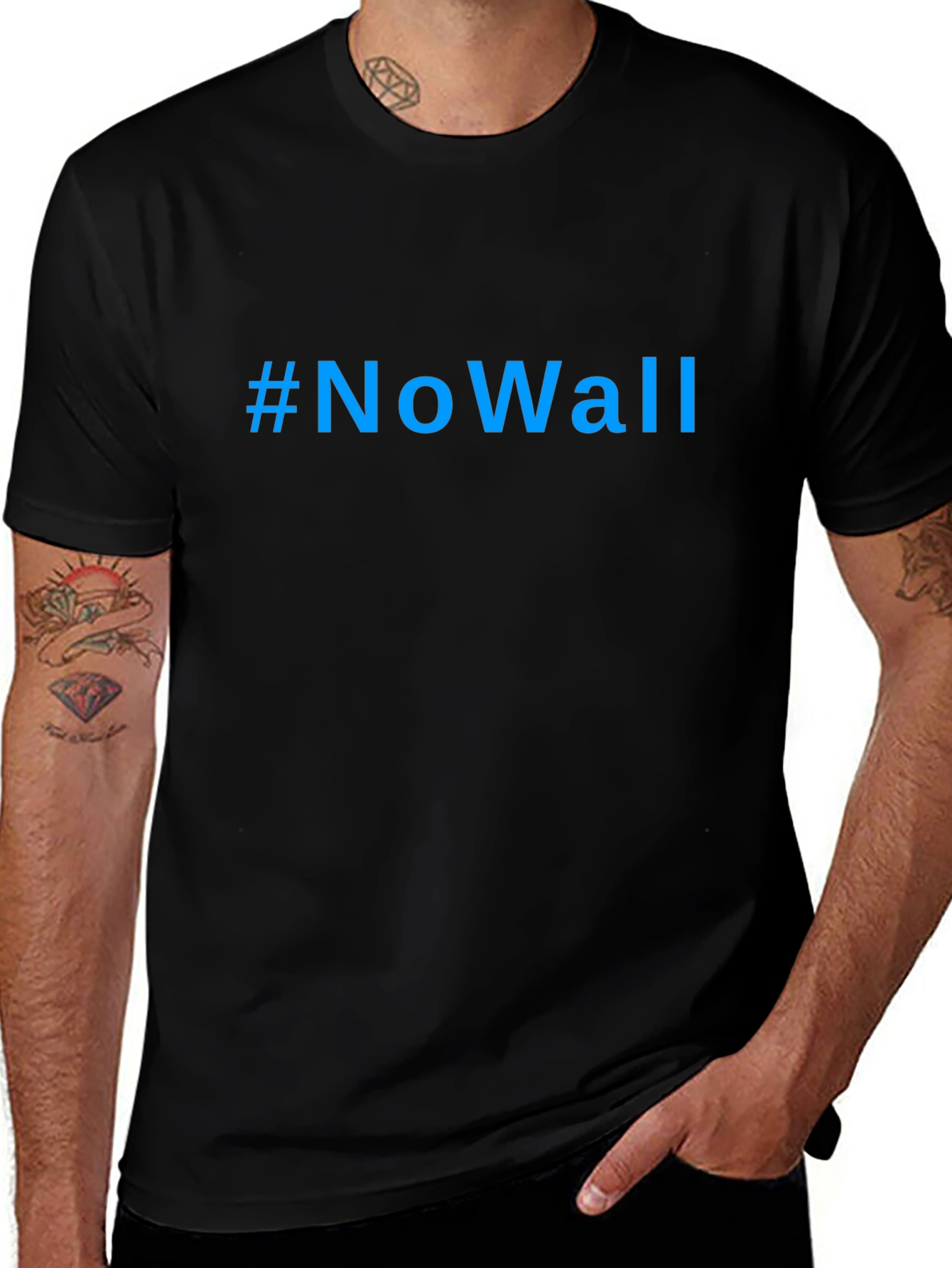 #NoWall Graphic Tee - Stand Up for Unity