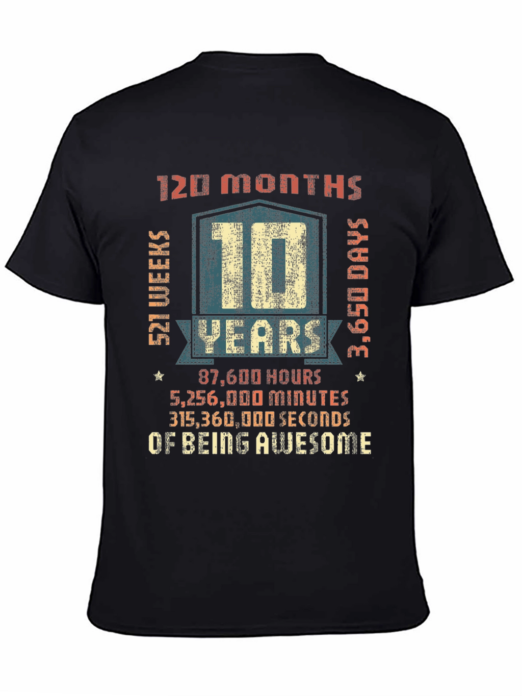 10 Years of Being Awesome T-Shirt