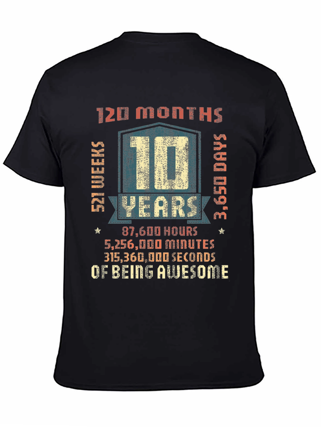 10 Years of Being Awesome T-Shirt