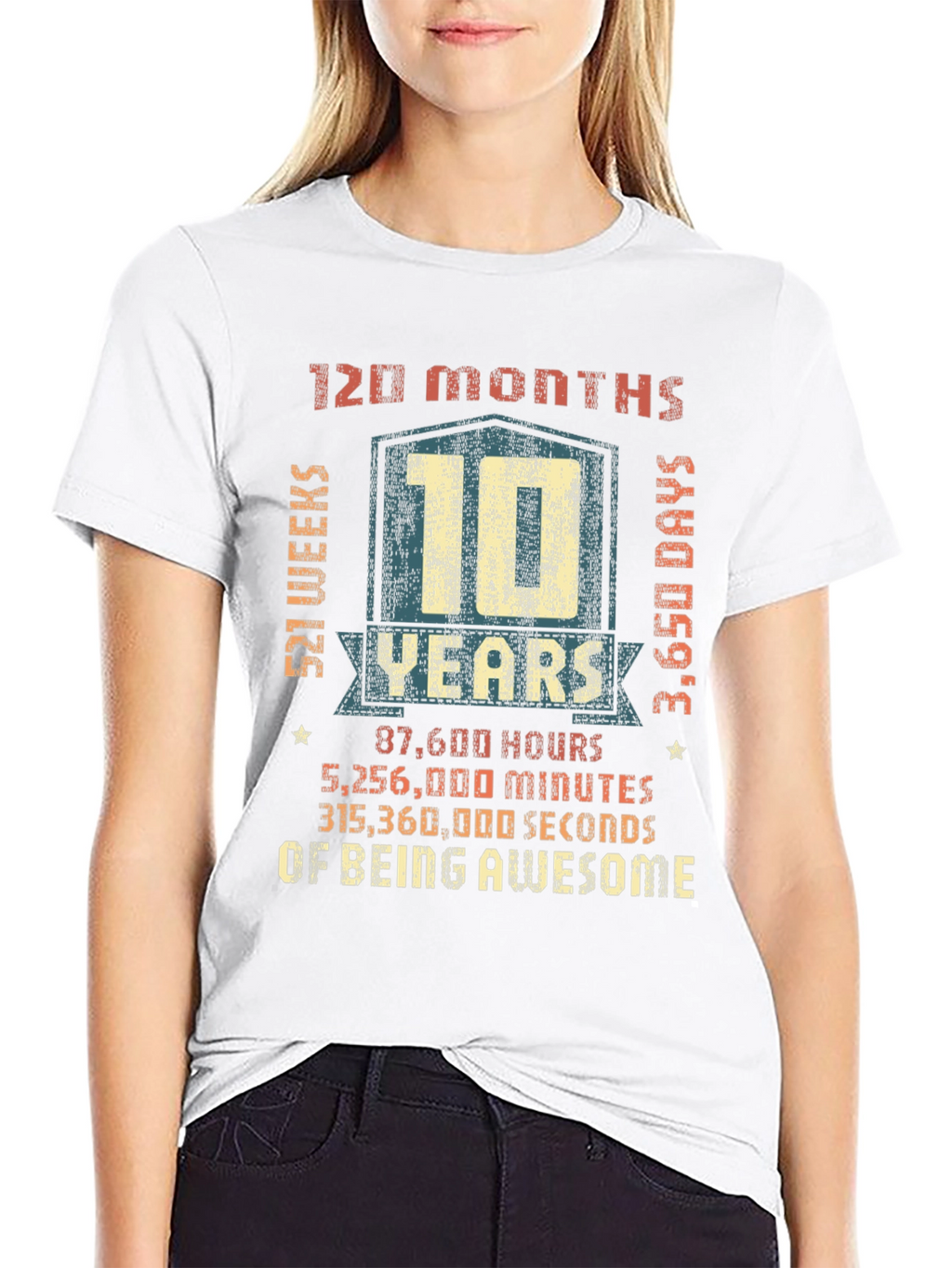 10 Years of Being Awesome T-Shirt