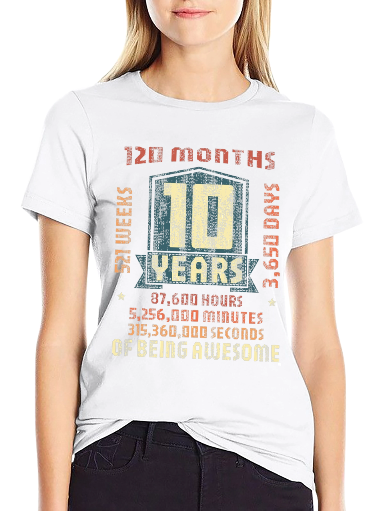 10 Years of Being Awesome T-Shirt