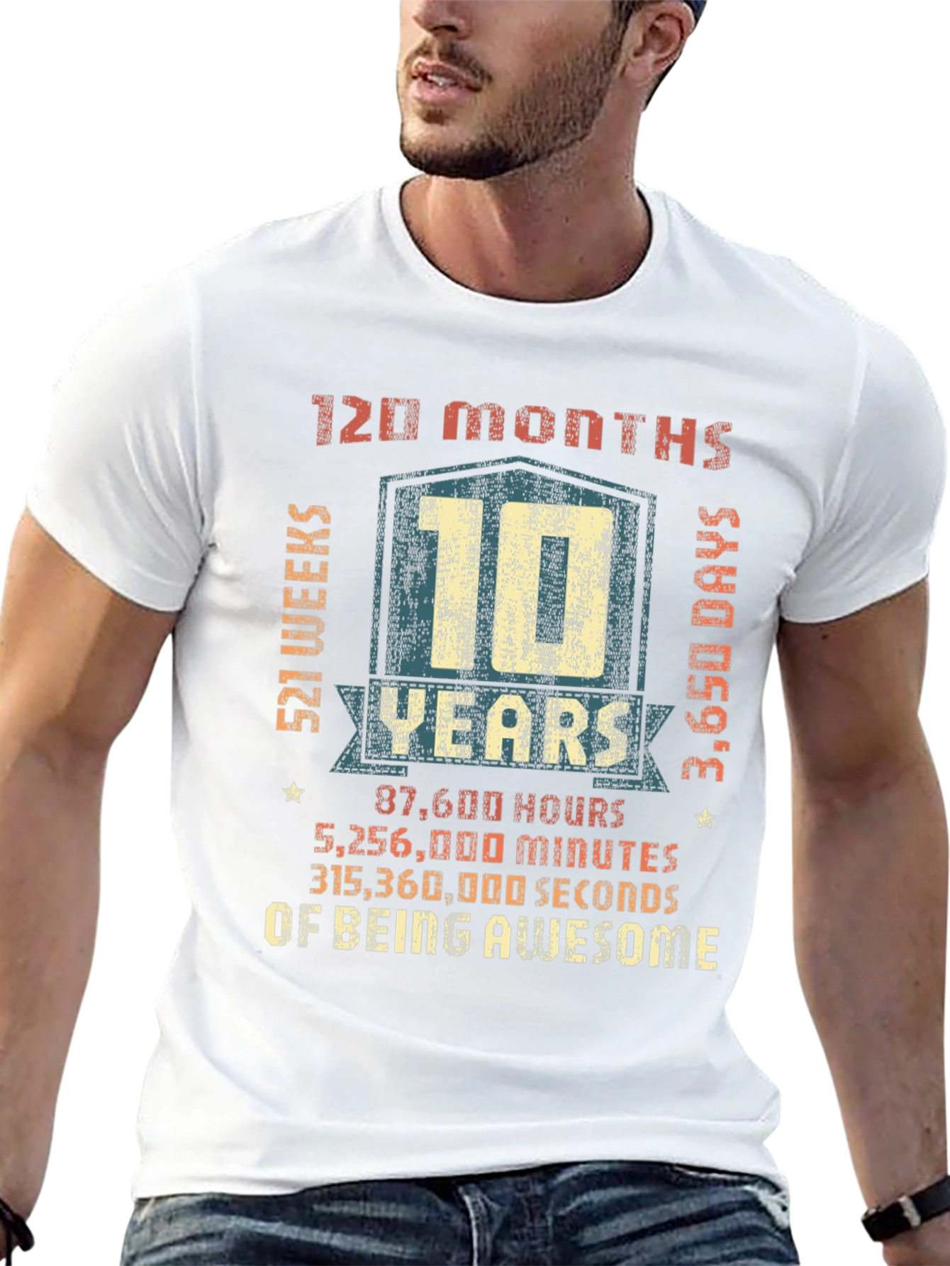 10 Years of Being Awesome T-Shirt