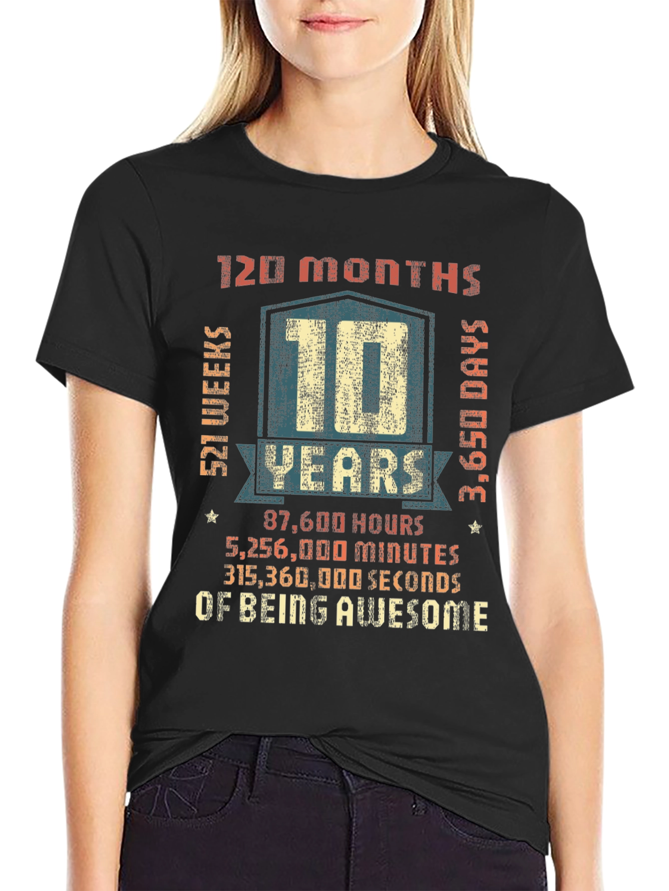 10 Years of Being Awesome T-Shirt