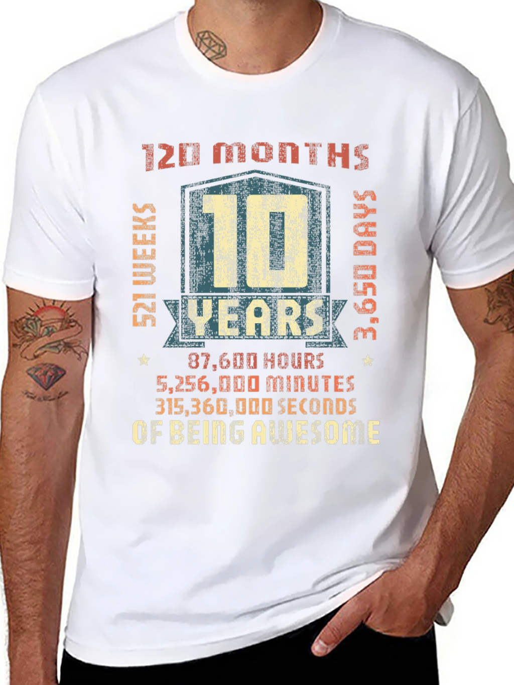 10 Years of Being Awesome T-Shirt