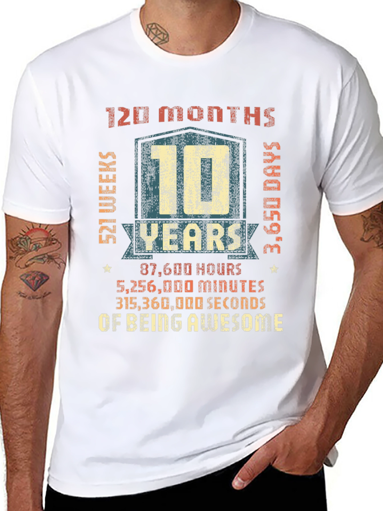 10 Years of Being Awesome T-Shirt