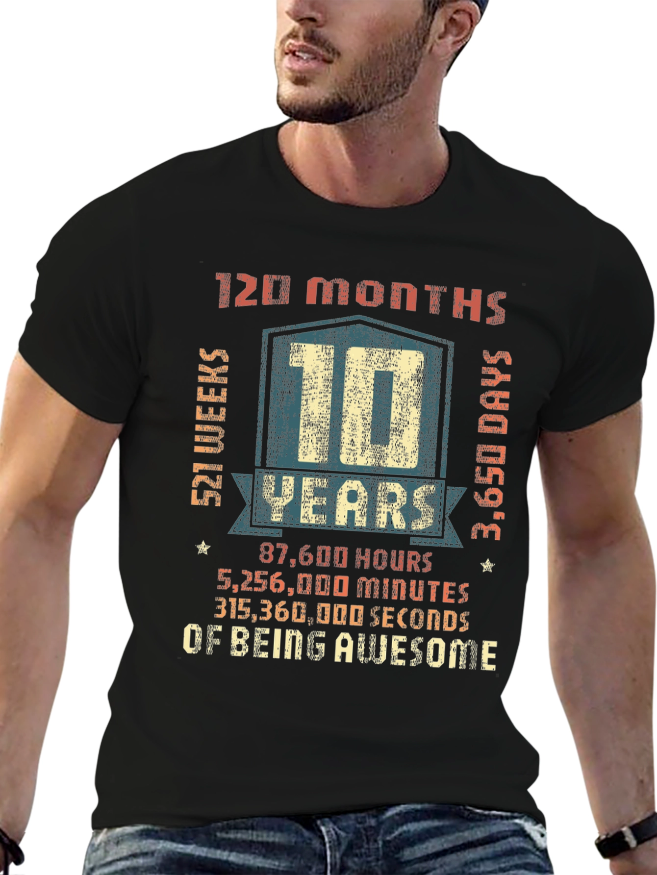 10 Years of Being Awesome T-Shirt