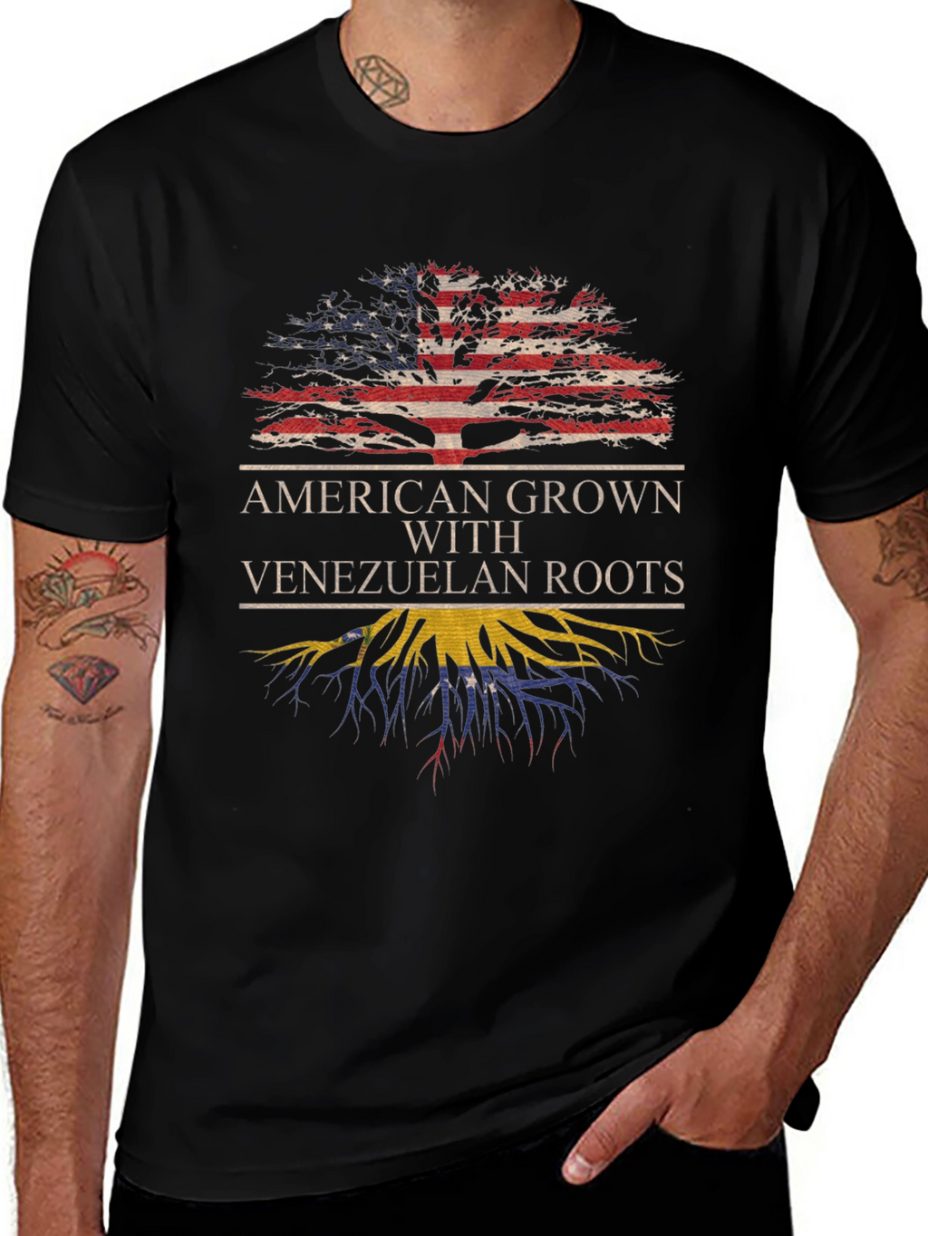 American Grown Venezuelan Roots T-Shirt