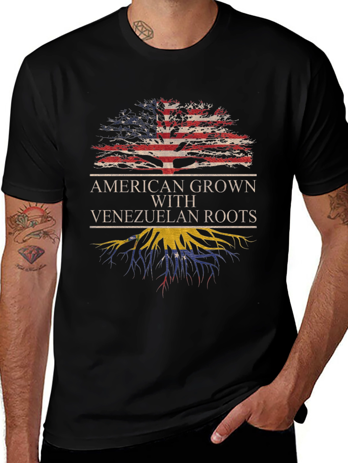 American Grown Venezuelan Roots T-Shirt