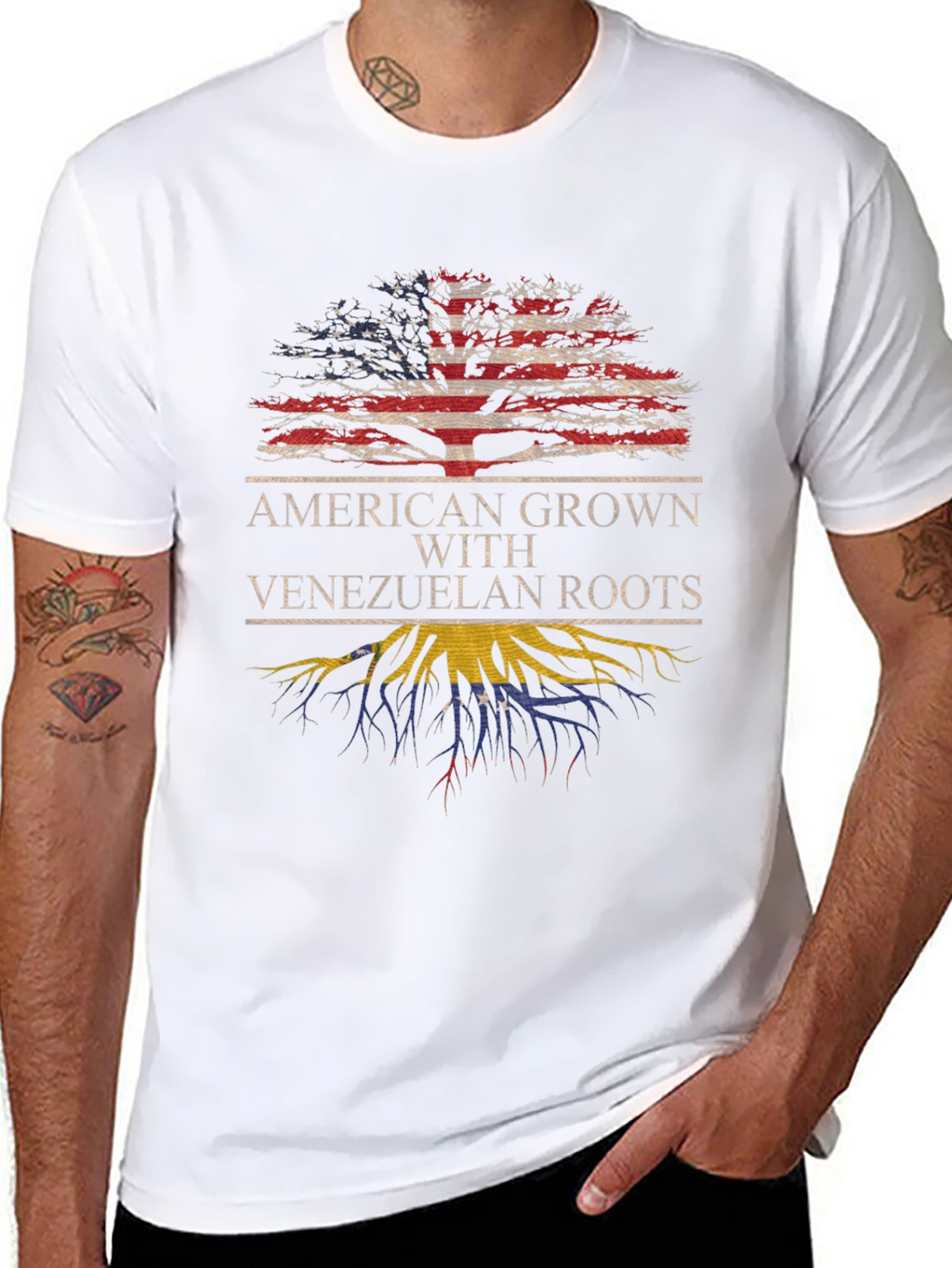 American Grown Venezuelan Roots T-Shirt