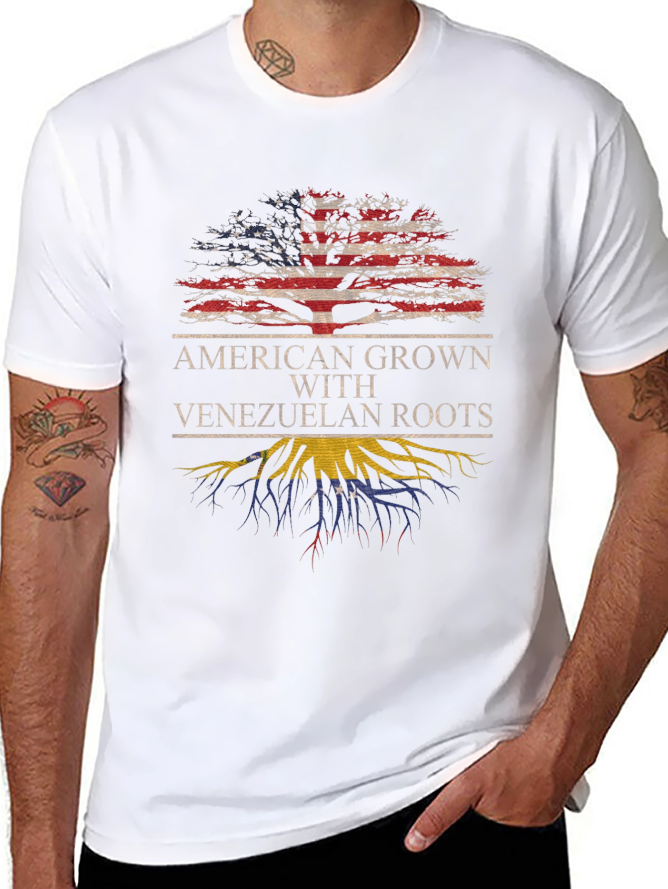 American Grown Venezuelan Roots T-Shirt