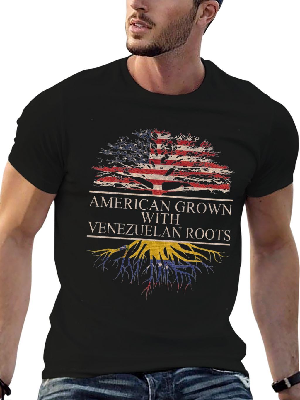American Grown Venezuelan Roots T-Shirt