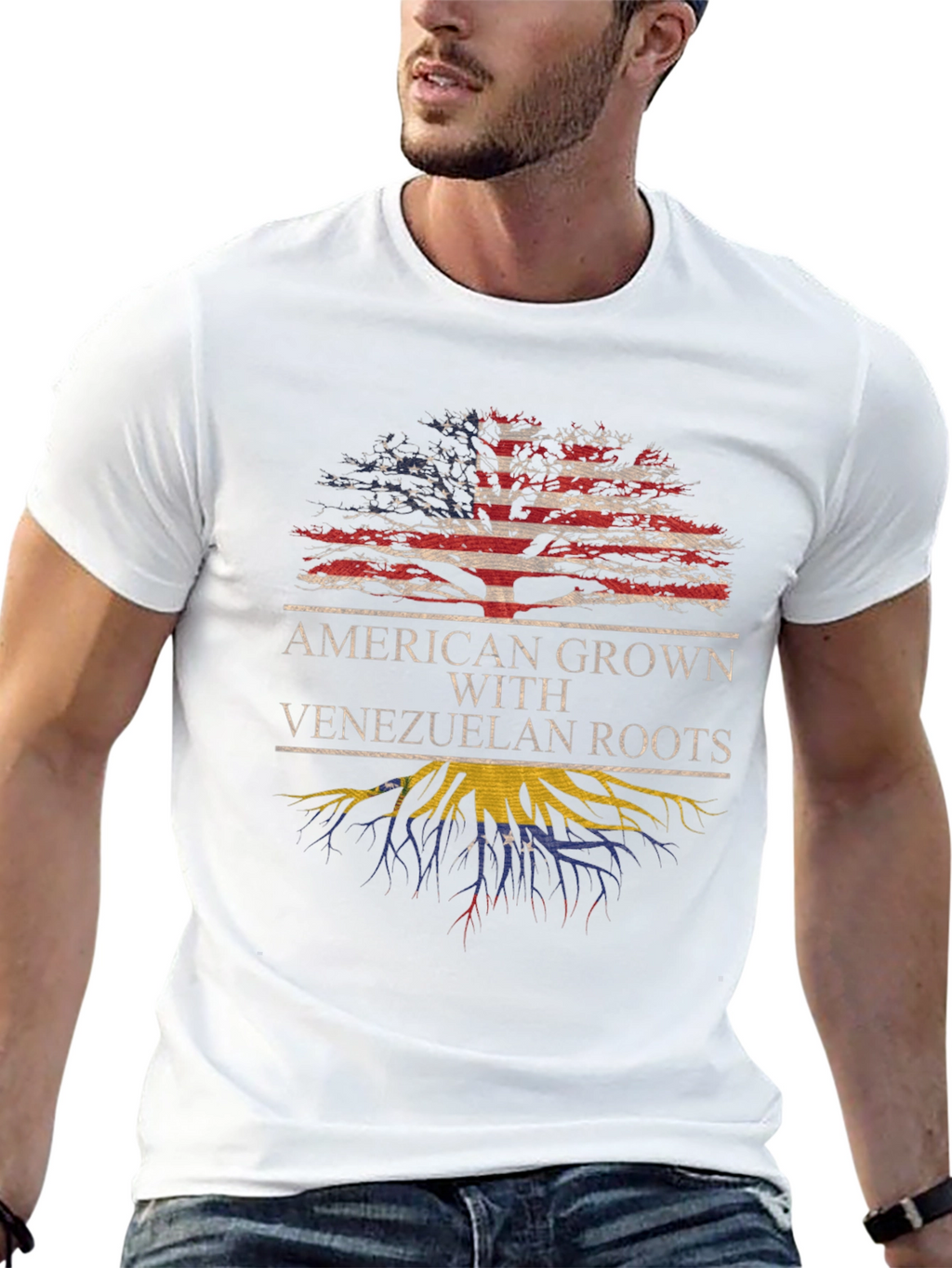 American Grown Venezuelan Roots T-Shirt