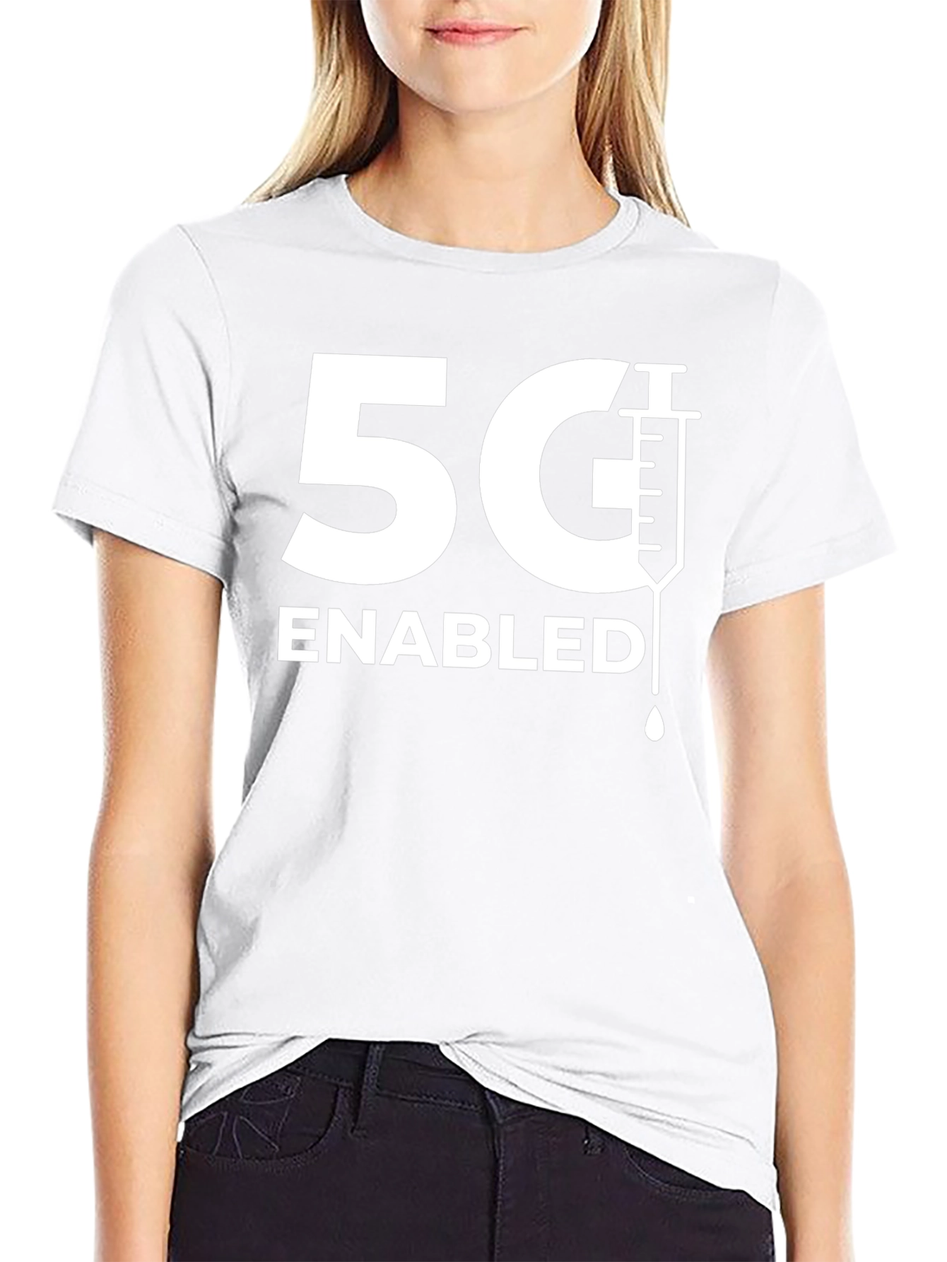 5G Enabled T-Shirt - Funny Vaccination Tee