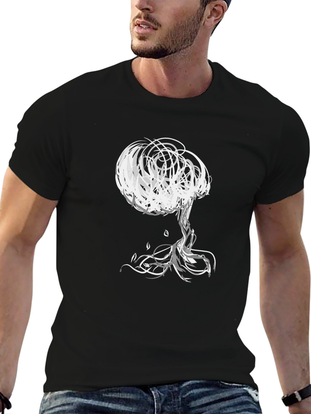 Abstract Tree Graphic Tee - Unisex