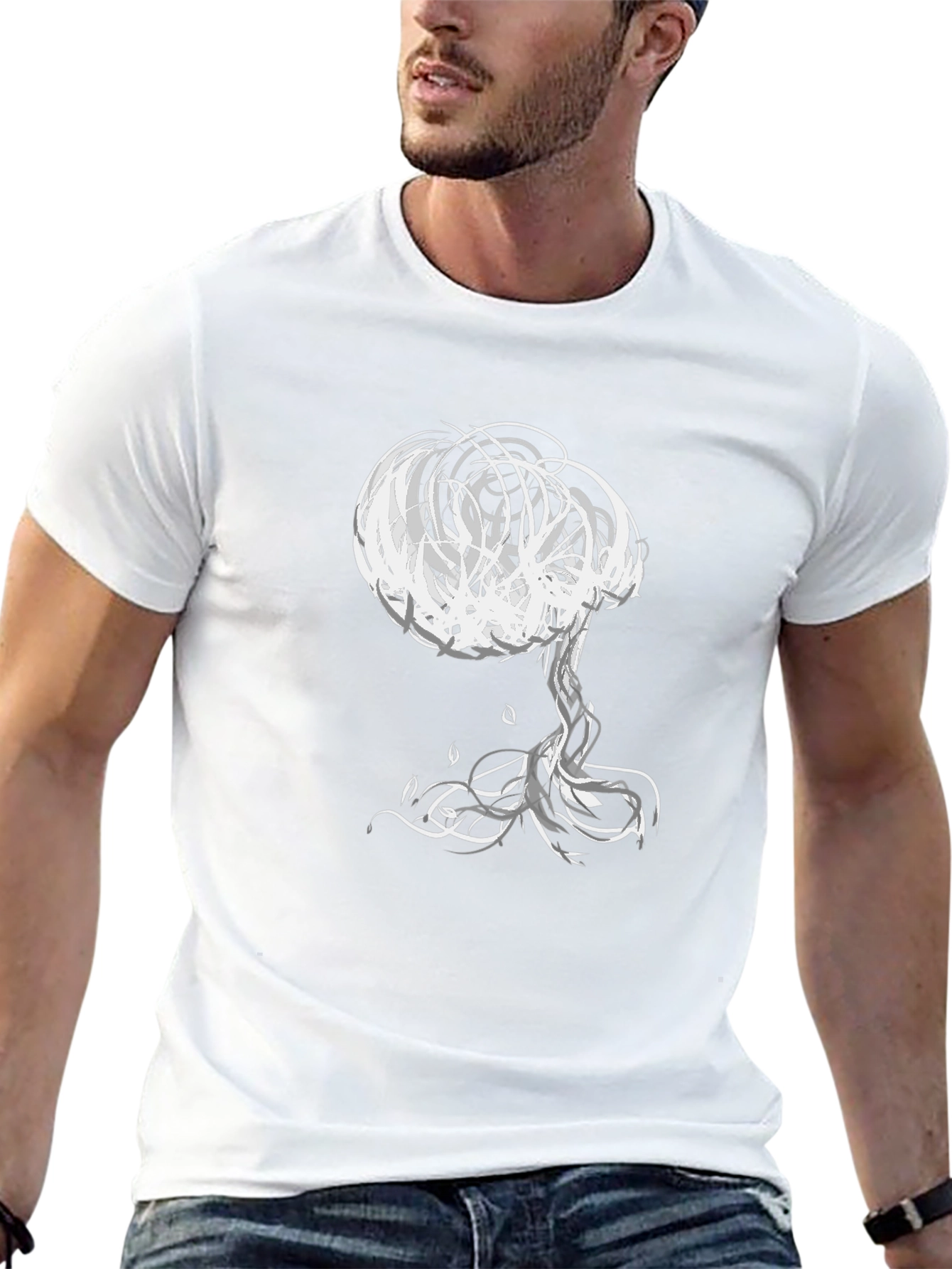 Abstract Tree Graphic Tee - Unisex